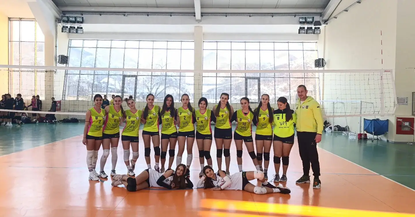 Our Volleyball Team in City Of Kostandovo - practice match
