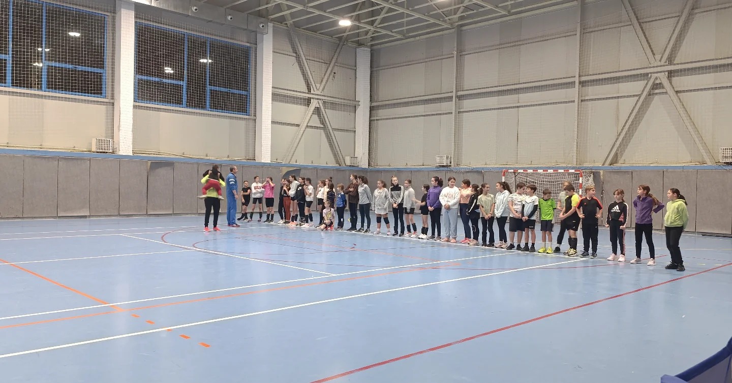 Volleyball Training in Elin Pelin Sports Arena
