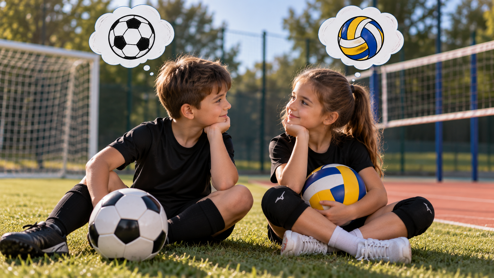 volleyball or football